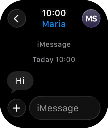 Press iMessage.