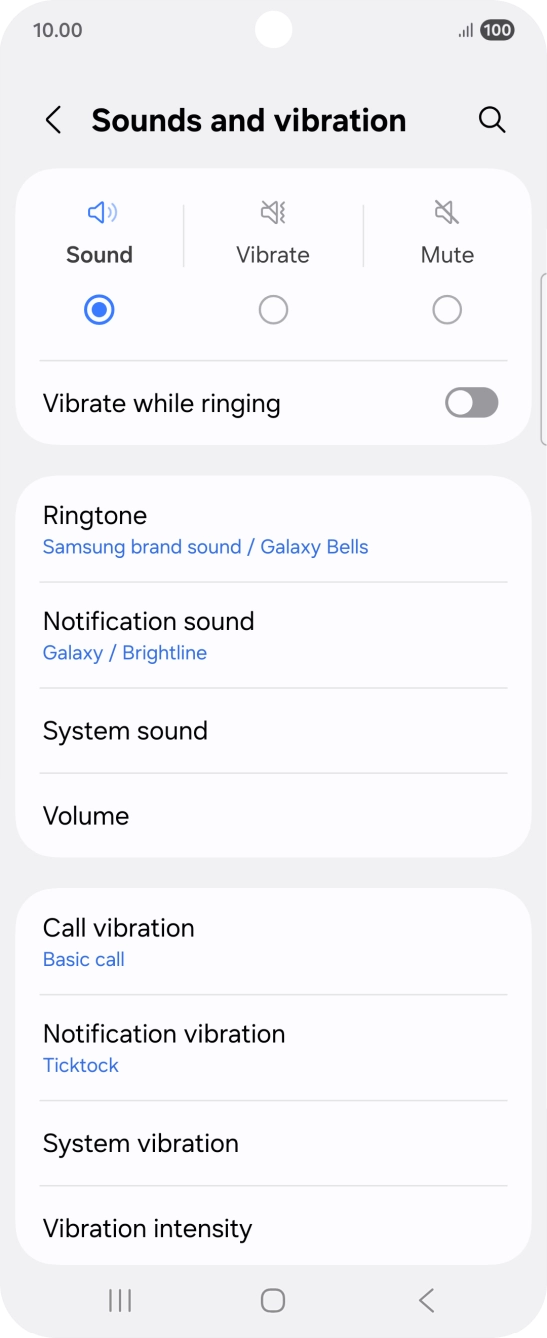 Press Ringtone.