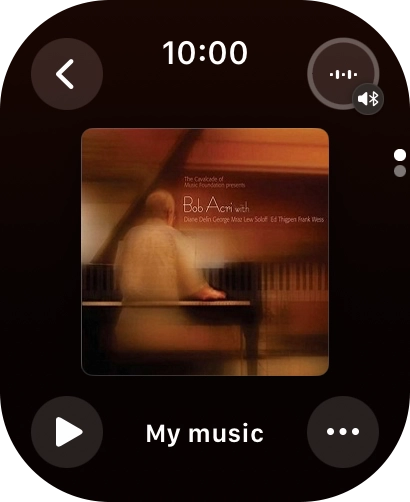 Press the play icon to start the playback. Press the play icon to start the playback.