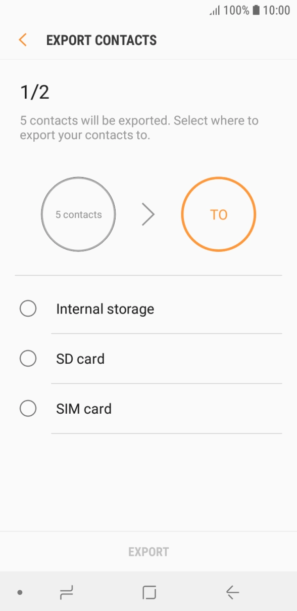 Press SIM card.