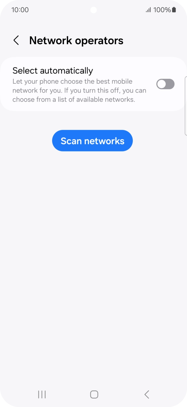 Press the indicator next to 'Select automatically' to turn on the function. Press the indicator next to 'Select automatically' to turn on the function.