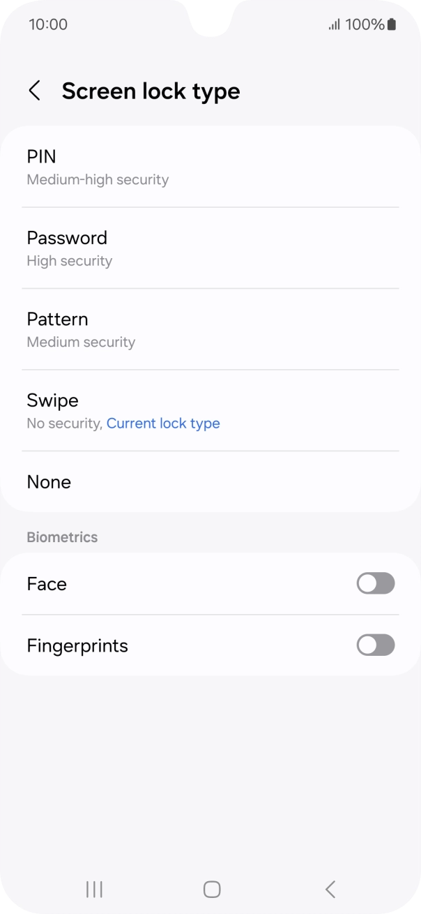 Press Fingerprints. Press Fingerprints.