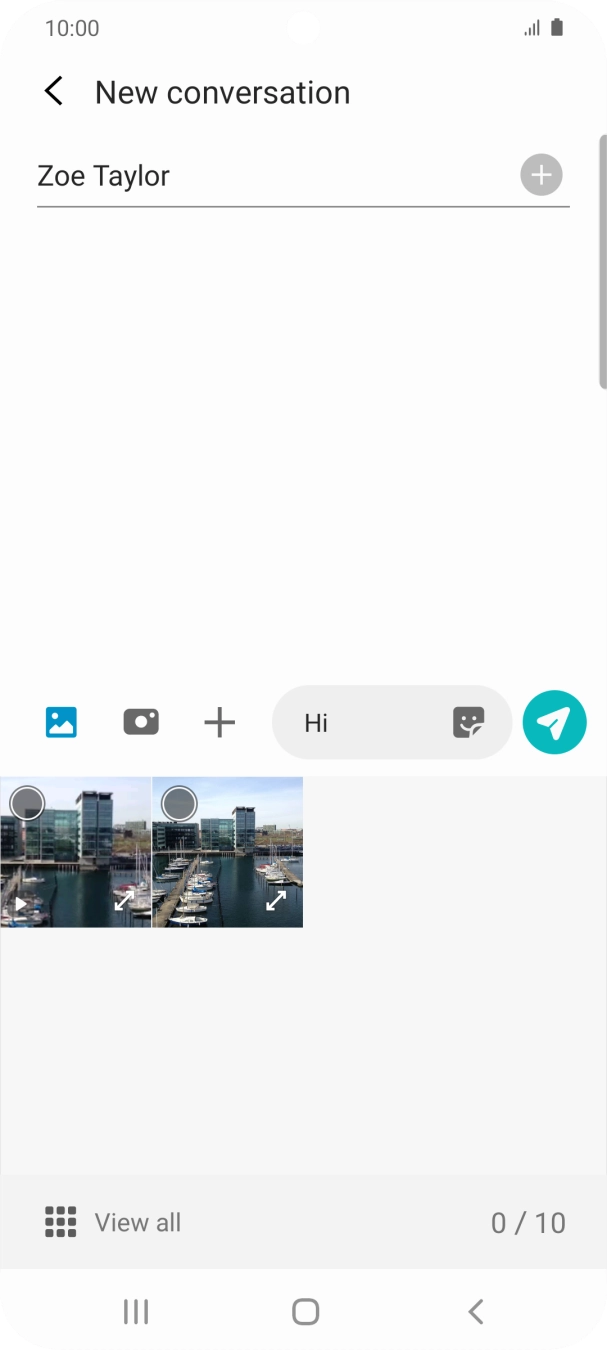 Press View all and go to the required folder. Press View all and go to the required folder.