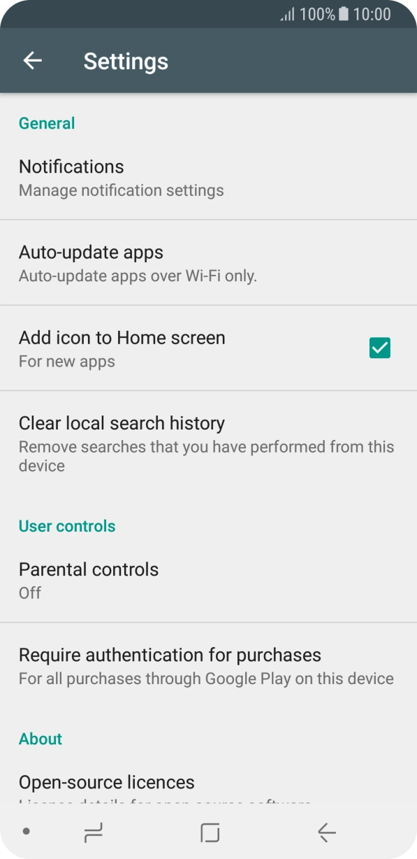 Press Auto-update apps. Press Auto-update apps.