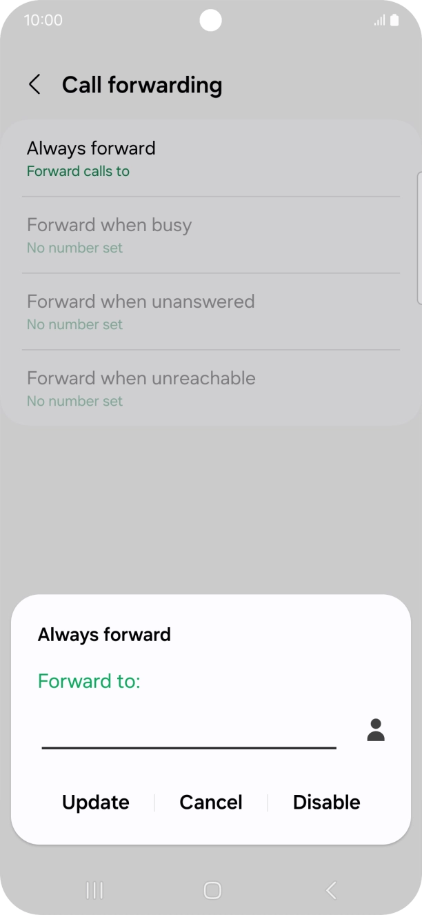 Press Disable.
