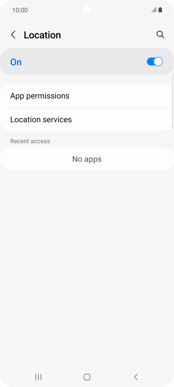 Press App permissions. Press App permissions.