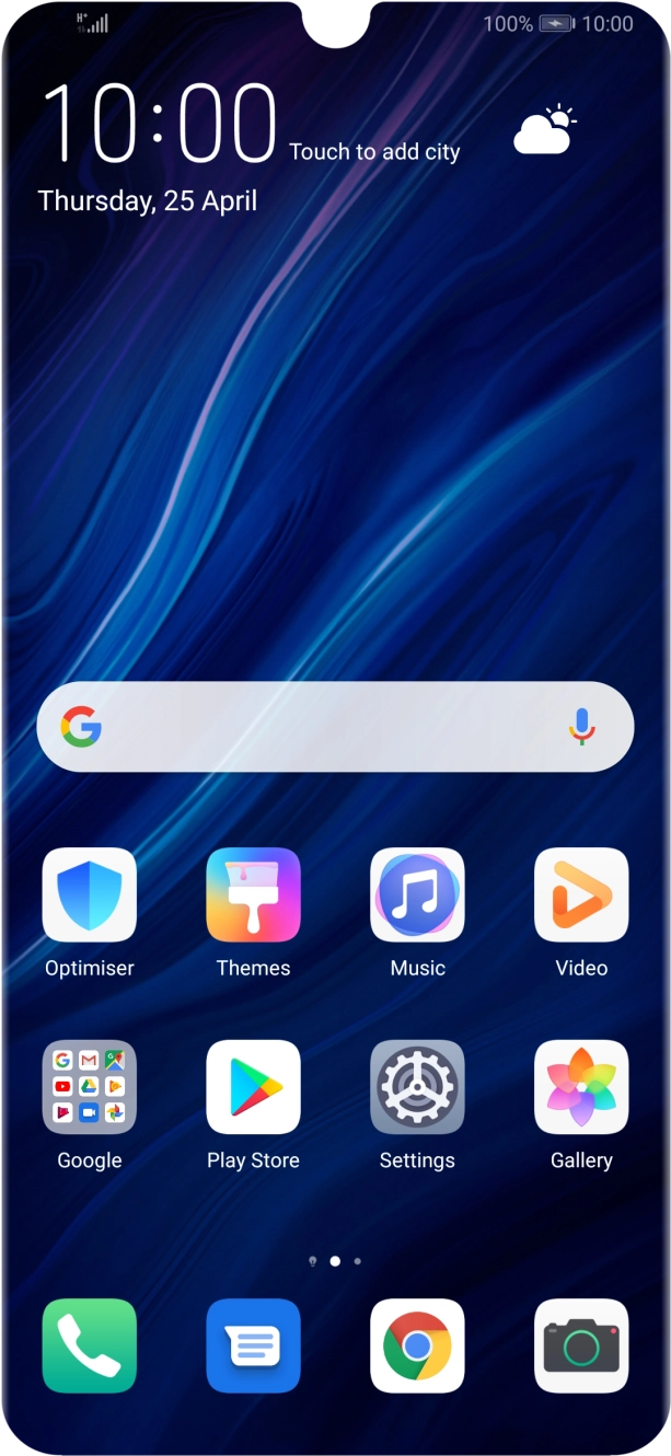 When the battery charging icon is displayed, charging is in progress.