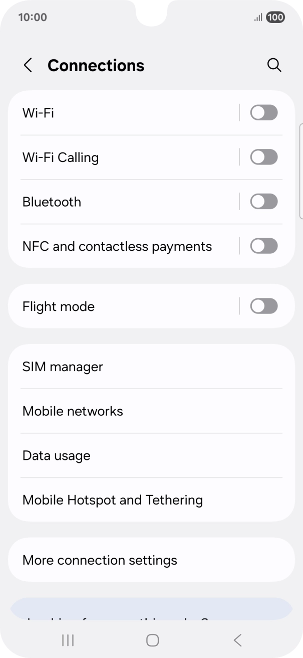 Press Wi-Fi.