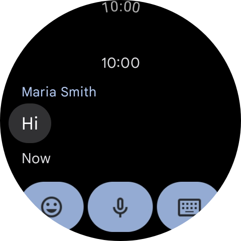 Press the microphone icon.