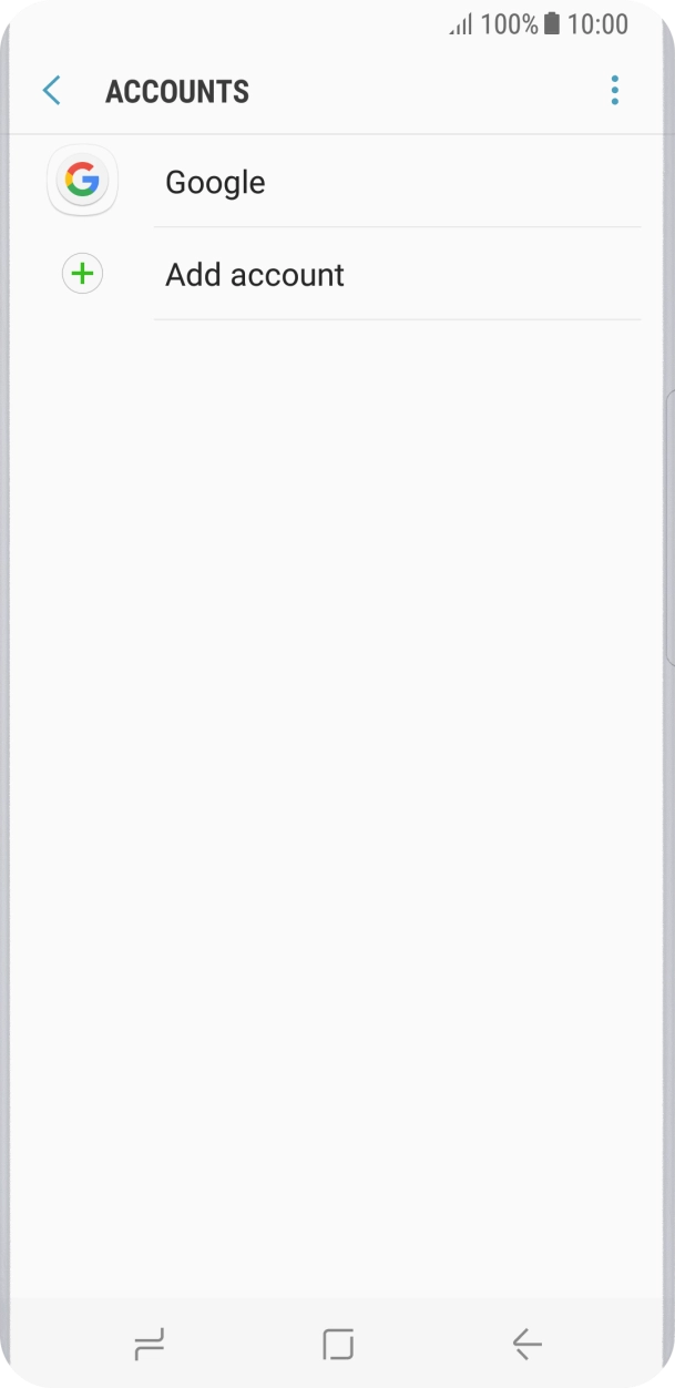 Press Add account.