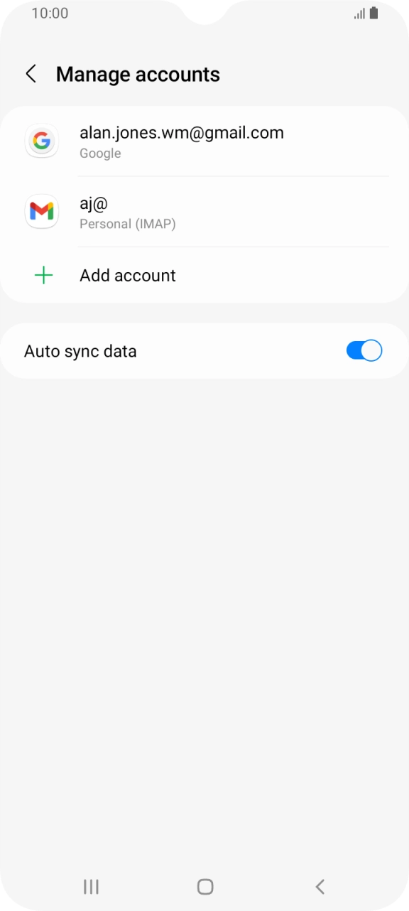Press the Home key to return to the home screen.