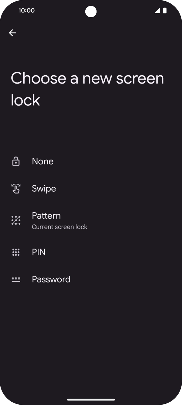 Press None. Press None.