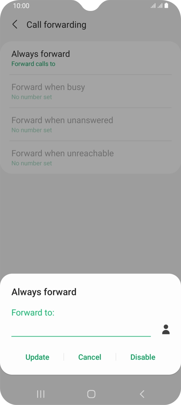 Press Disable.