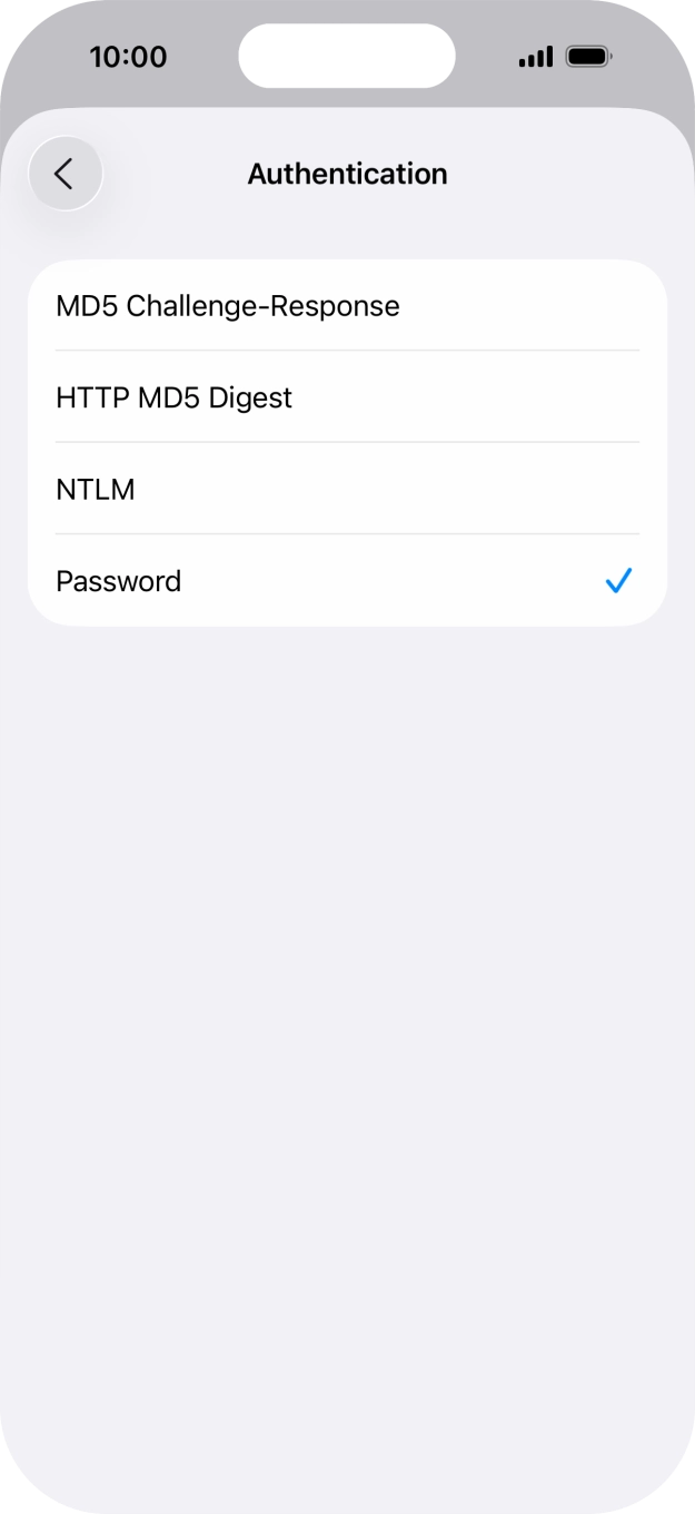 Press Password.