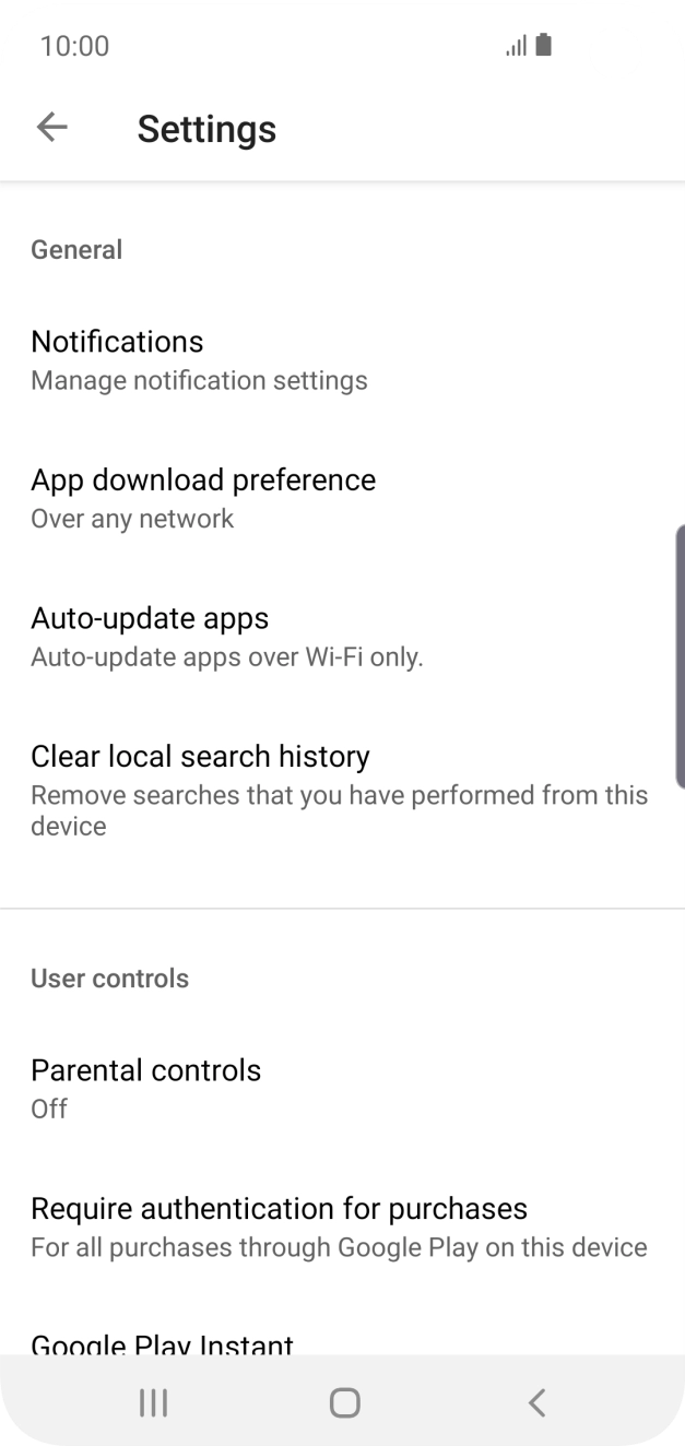 Press Auto-update apps. Press Auto-update apps.