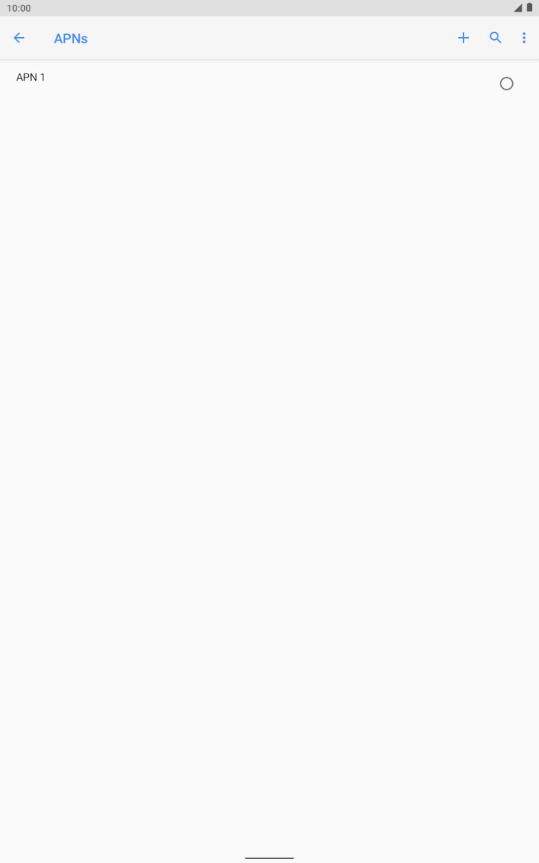 Press the add icon. Press the add icon.