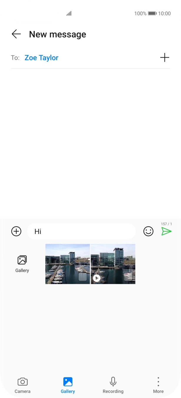 Press Gallery and go to the required folder. Press Gallery and go to the required folder.