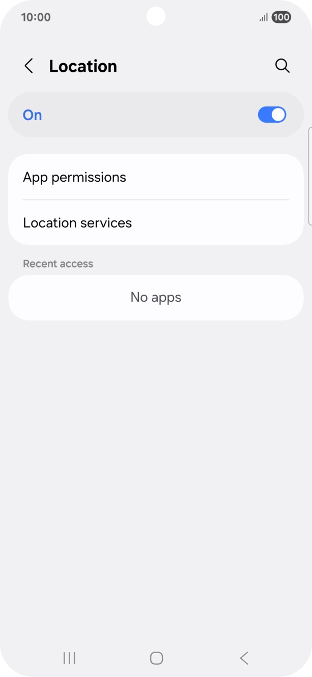 Press App permissions.