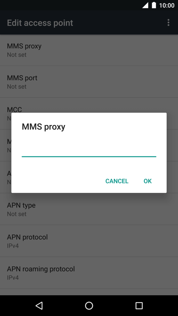 Key in 82.132.254.1 and press OK.