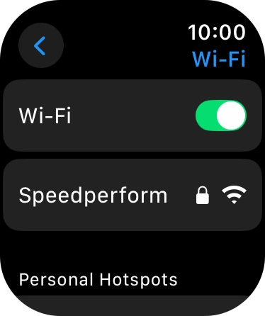 Press the Digital Crown several times to return to standby mode.