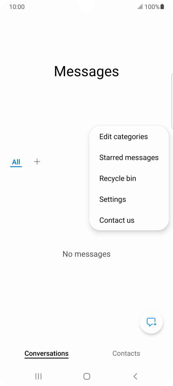 Press Settings. Press Settings.