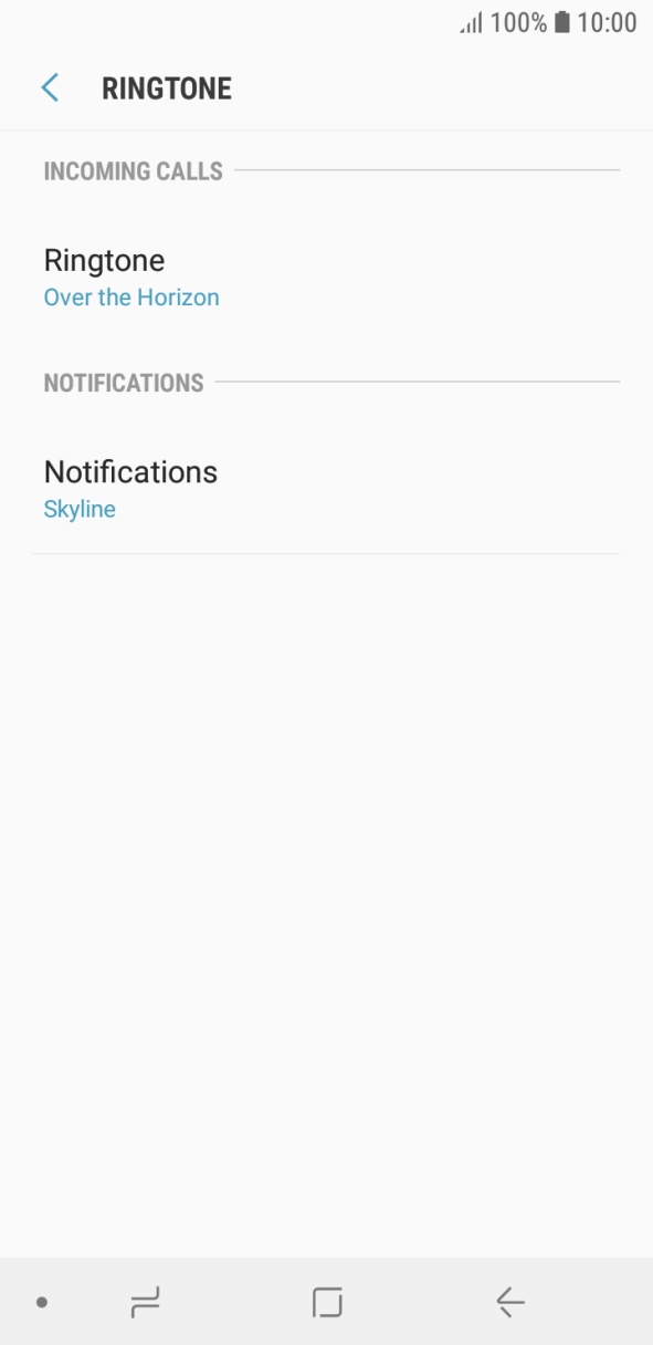 Press Ringtone.