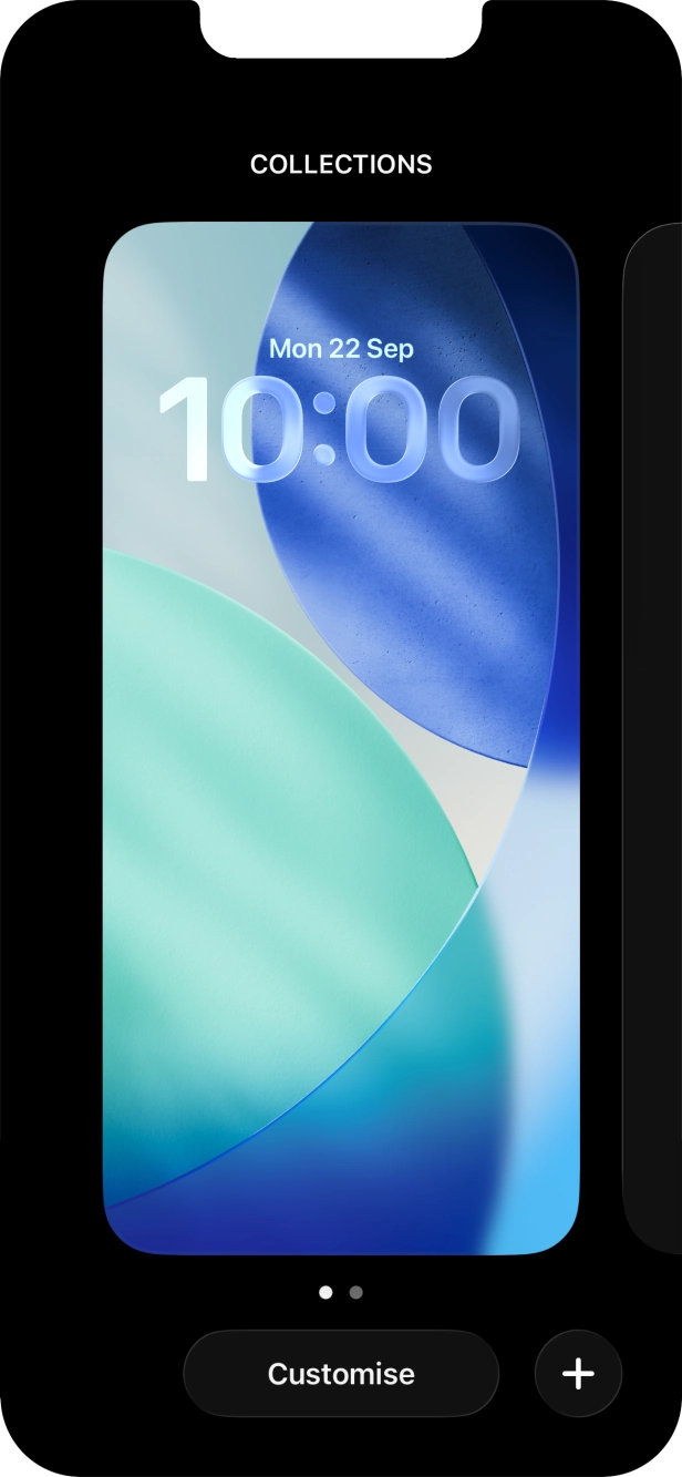Press the add icon.