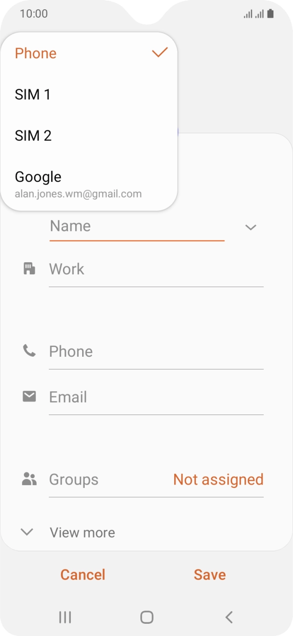 Press Phone.