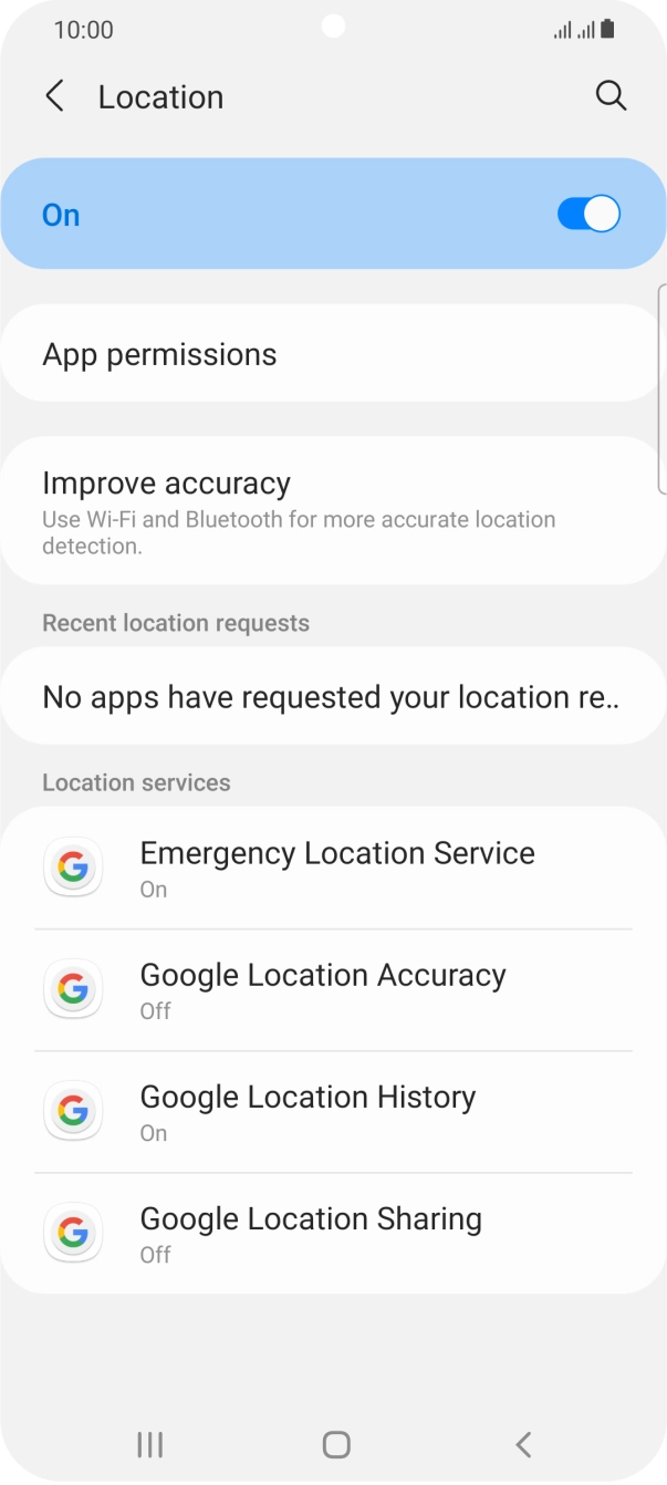Press App permissions. Press App permissions.