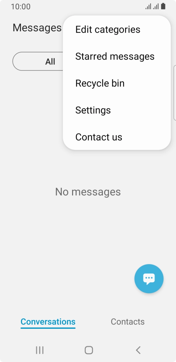 Press Settings. Press Settings.