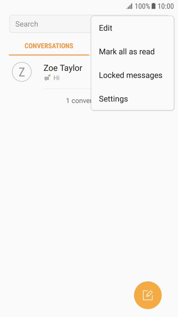 Press Settings. Press Settings.