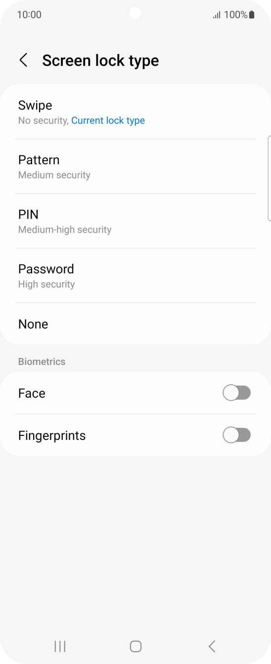 Press Fingerprints. Press Fingerprints.