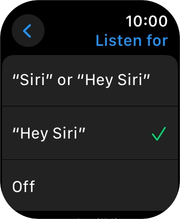 Press the required setting to turn the function on or off.