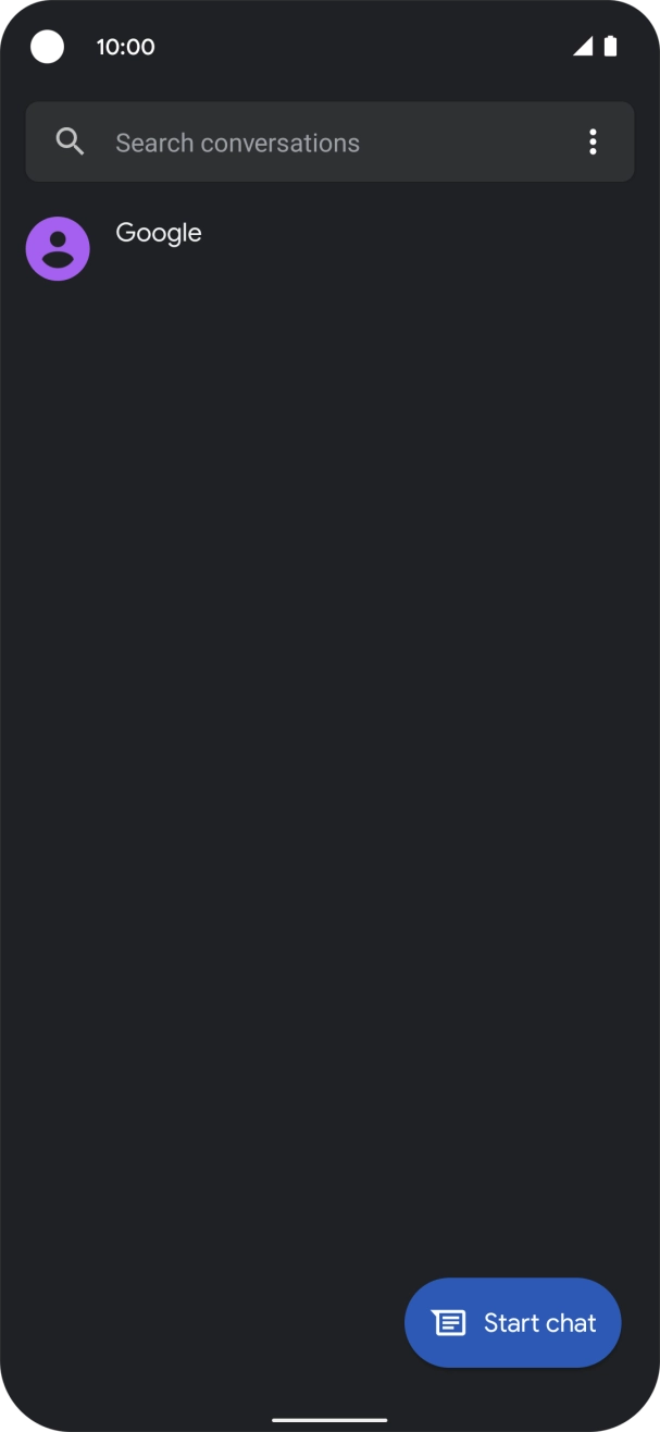 Press Start chat. Press Start chat.