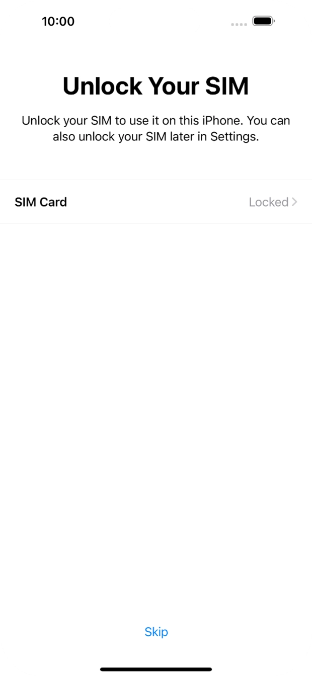 Press SIM Card. Press SIM Card.