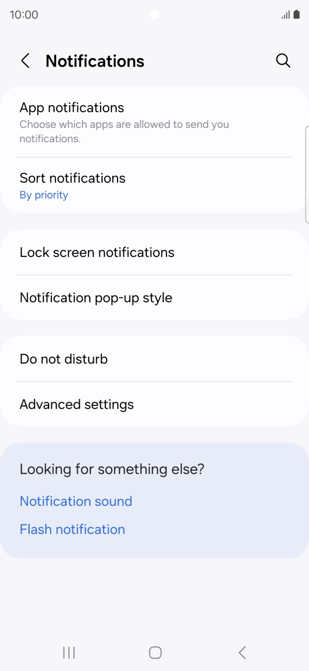 Press App notifications.