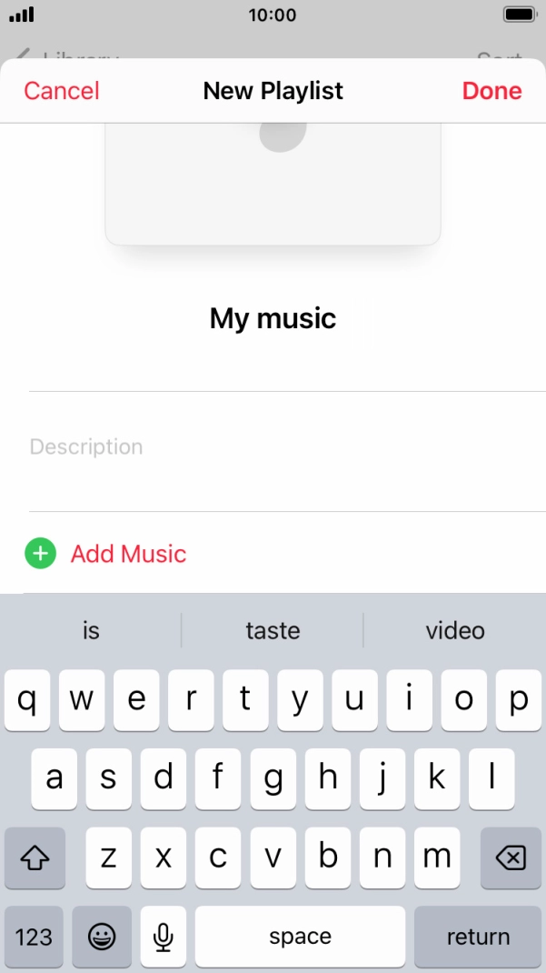 Press Add Music.