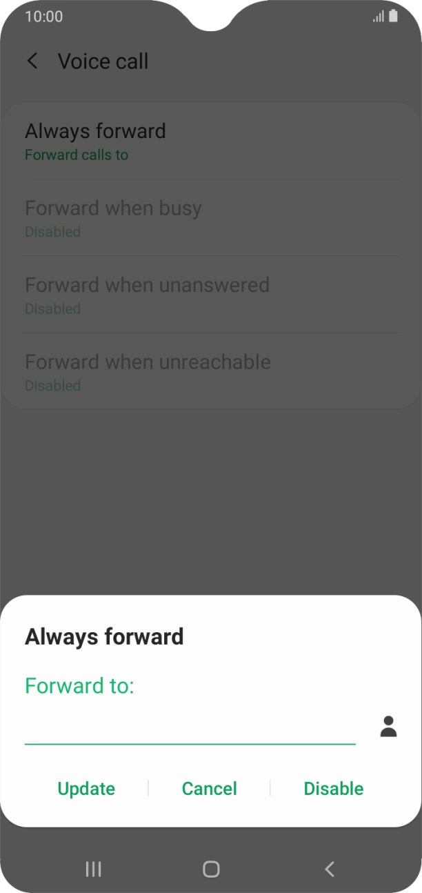 Press Disable.