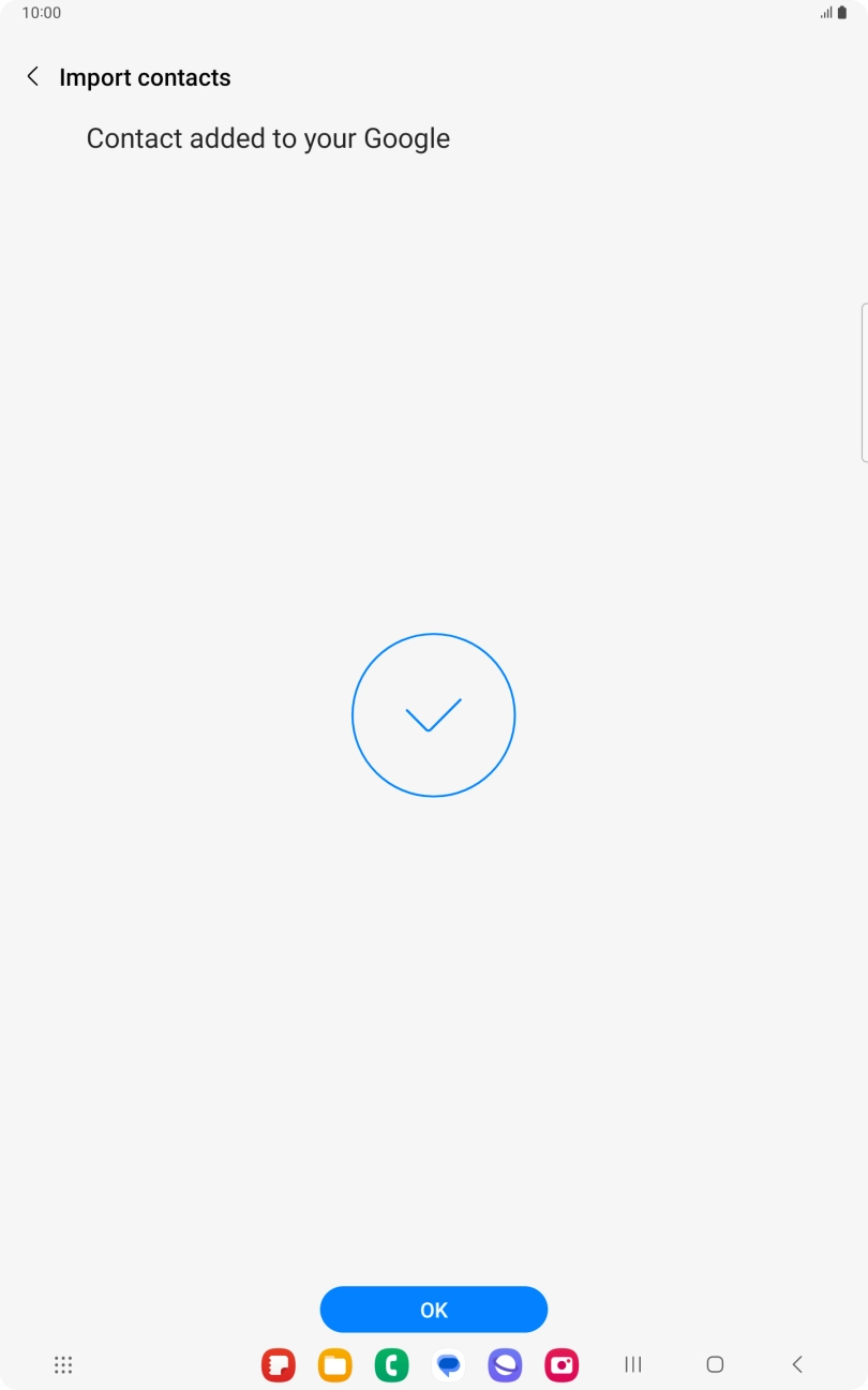Press OK. Press OK.