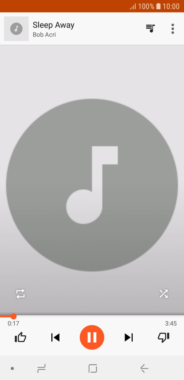 Press arrow right to go to the next audio file. Press arrow right to go to the next audio file.