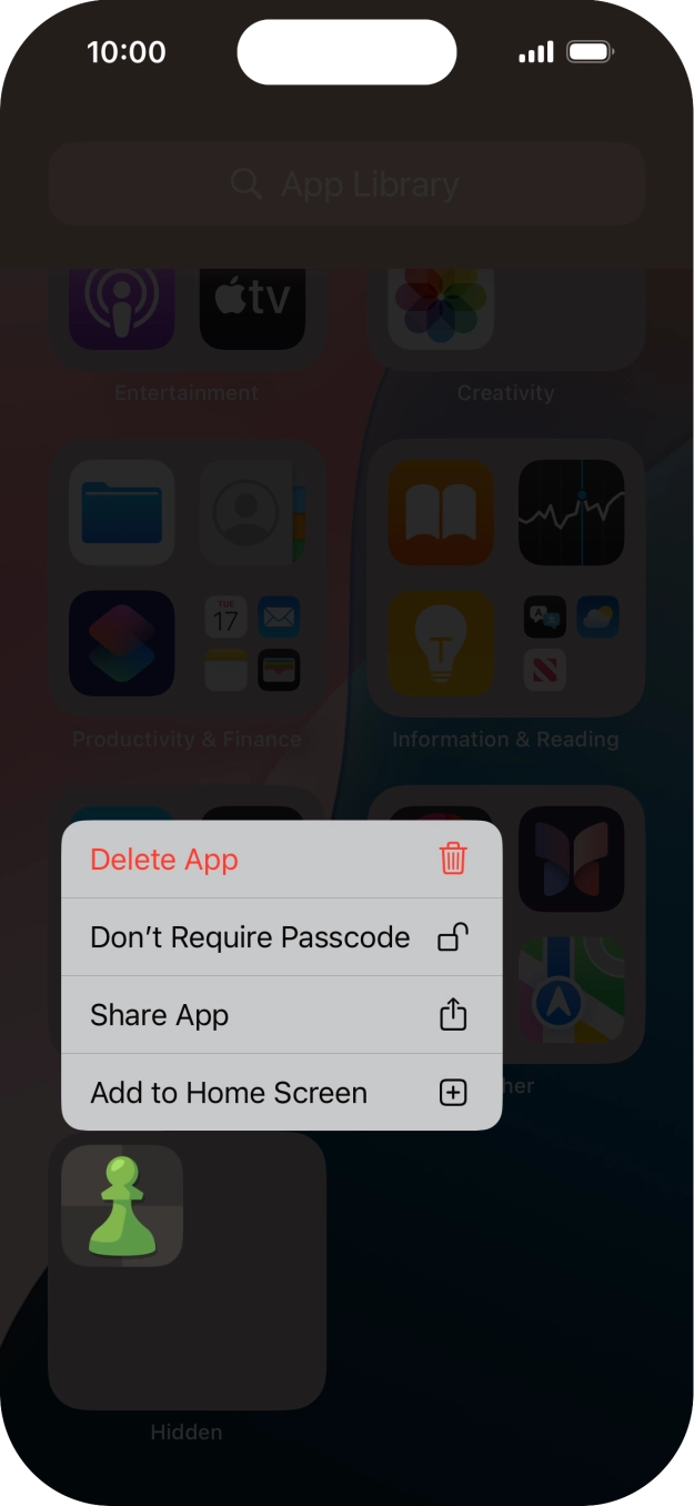 Press Don't Require Passcode.