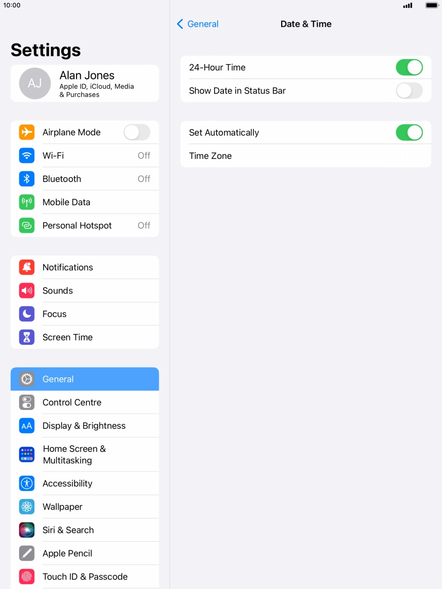 Press the Home key to return to the home screen.