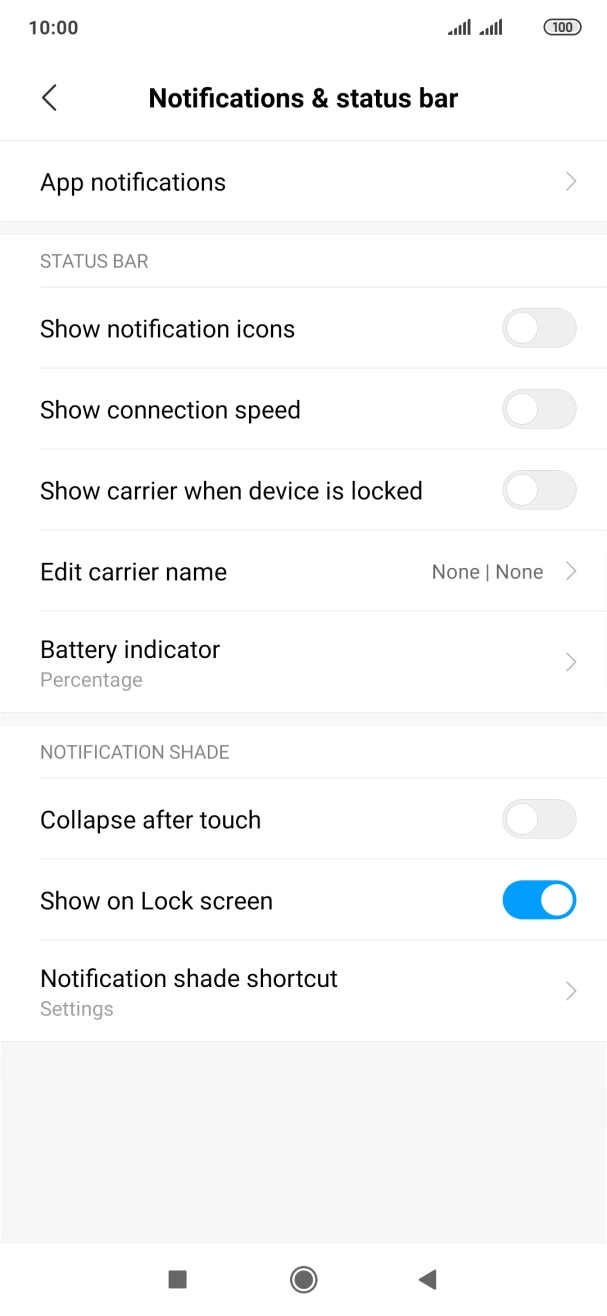 Press App notifications. Press App notifications.