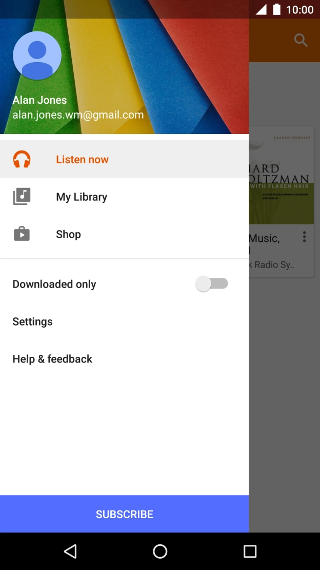 Press My Library.