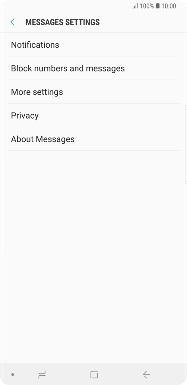 Press More settings. Press More settings.