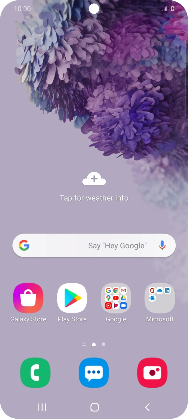 When the battery charging icon is displayed, charging is in progress.