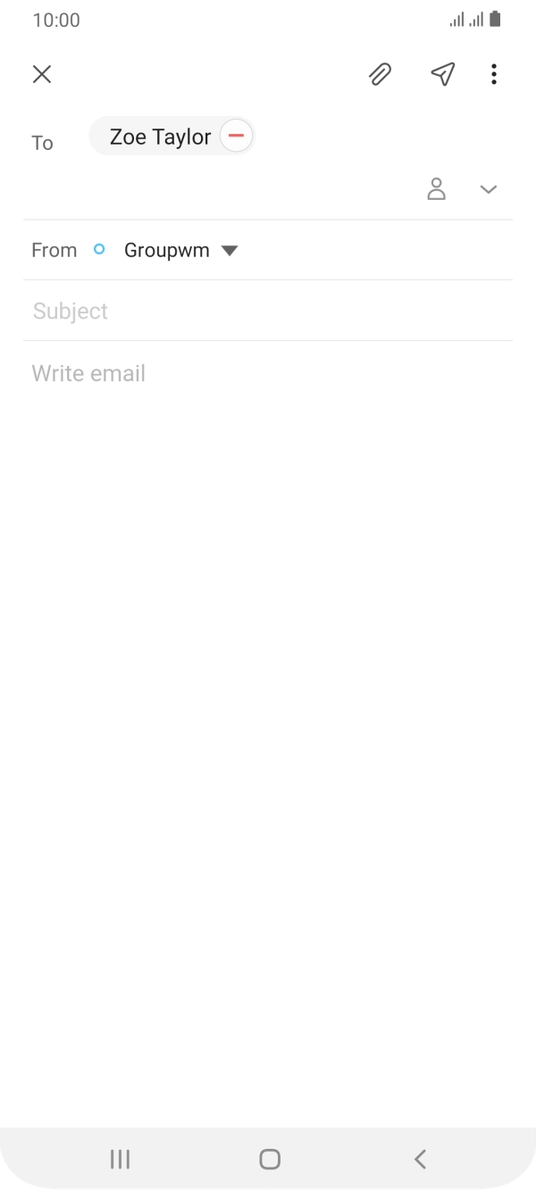 Press Subject and key in the required subject.
