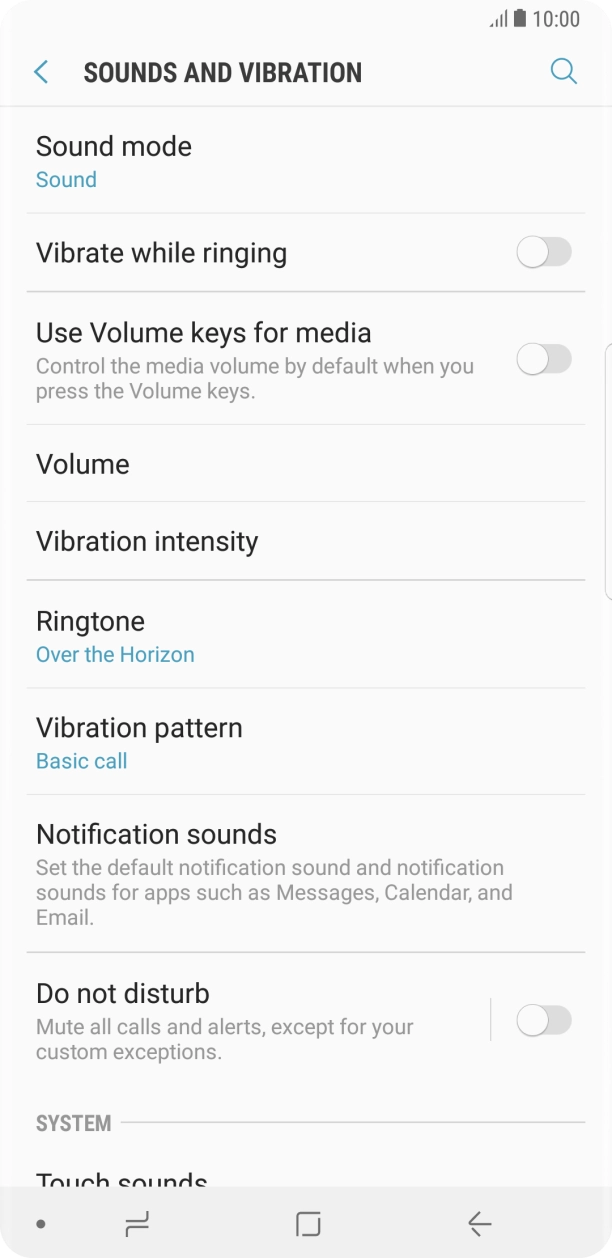 Press Ringtone.