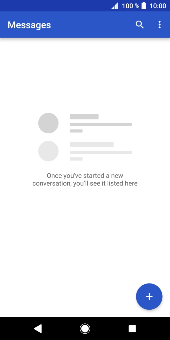 Press the new message icon.