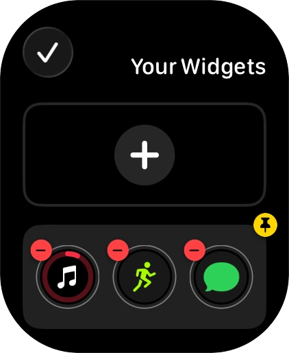 Press the confirm icon. Press the confirm icon.